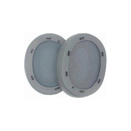Ersatz-Ohrpolster für Sony WH-ULT900N, Memory-Schaumstoff + PU-Leder, Grau, 1 Paar