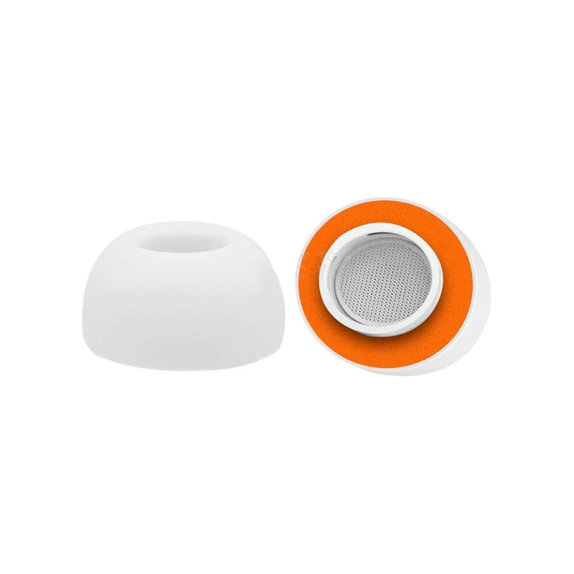 Ersatz-Silikon-Ohrtips für Apple AirPods 1, 2 Pro, M, Memory-Schaumstoff, Weiß