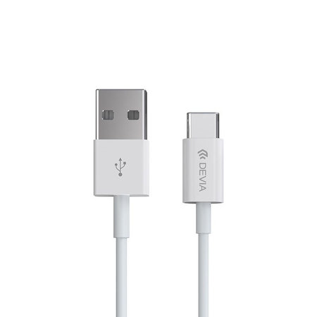 USB / USB-C Kabel Smart, 2.1A, 2m, Weiß, Devia