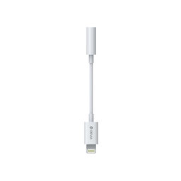 Adapter Smart 3,5mm Jack / Lightning, Weiß, Devia