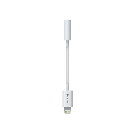 Adapter Smart 3,5mm Jack / Lightning, Weiß, Devia