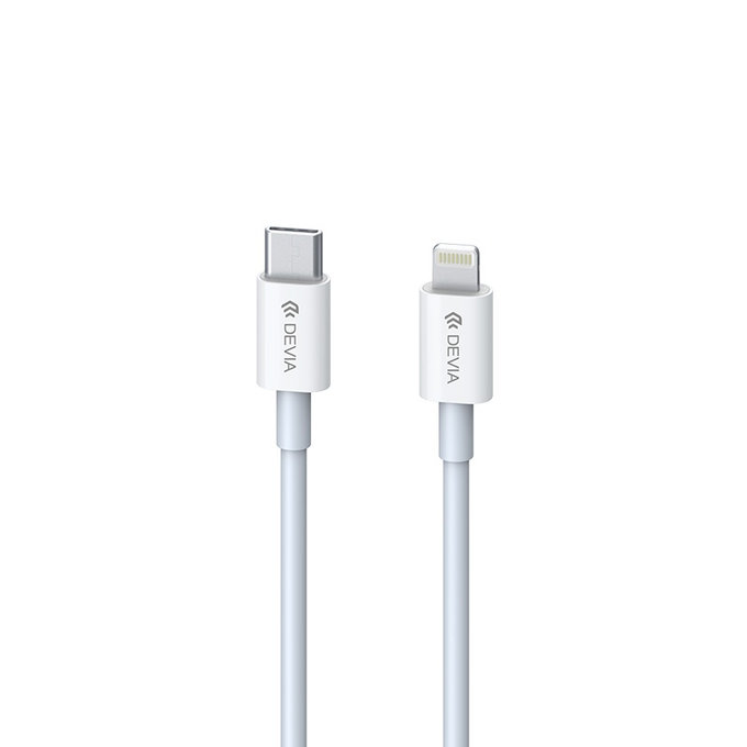 Lightning / USB-C Kabel Smart, PD 20W, 1m, Weiß, Devia