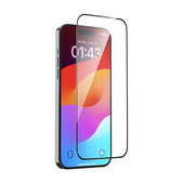 FullCover Panzerglas mit Applikator für iPhone 15 Pro Max, Devia