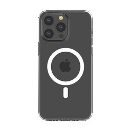 Hülle Clear mit MagSafe für iPhone 15 Pro, Transparent, Devia