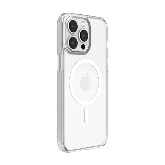 Hülle Clear mit MagSafe für iPhone 15 Plus, Transparent, Devia