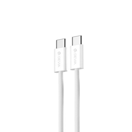 USB-C / USB-C Kabel Smart, PD 60W, 1m, Weiß, Devia