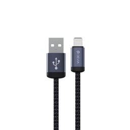 Lightning / USB Kabel Gracious, 2,4A, 1m, Schwarz, Devia