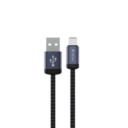Lightning / USB Kabel Gracious, 2,4A, 2m, Schwarz, Devia