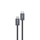 USB-C / USB-C Kabel Extreme Speed, PD 240W, 2m, Schwarz, Devia