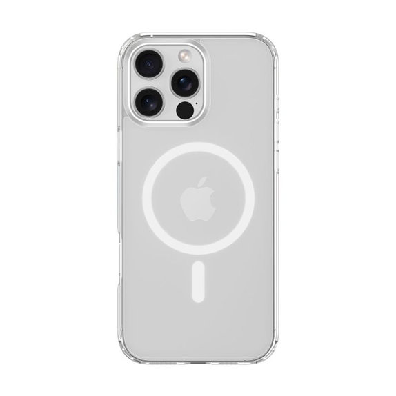 Hülle Clear mit MagSafe für iPhone 16, Transparent, Devia
