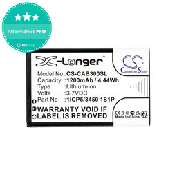 Akku batterie für Cat B30, 1200mAh, Li-Ion, 3.7V, 1ICP5/3450 1S1P, HQ