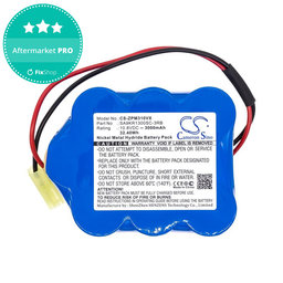 Akku batterie für Zepter LMG-310, 9P-130, 3000mAh, Ni-MH, 10.8V, SA9KR1300SC-3RB, HQ
