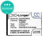 Akku batterie für Siemens Gigaset, Openstage, SL, 950mAh, Li-Ion, 3.7V, V30145-K1310-X445, HQ