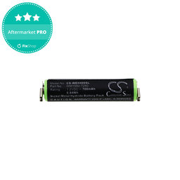 Batterie für Wella Bella, Chromini, Super, Contura HS61, 700mAh, Ni-MH, 1.2V, WM1590-7290, HQ