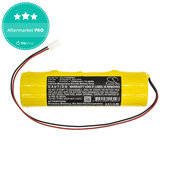 Batterie für Jablotron JA80A, 12000mAh, Li-MnO2, 6V, 2CR34615, HQ