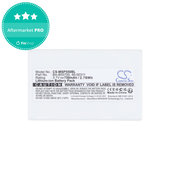 Akku batterie für Cipherlab 8300-L, Metrologic MK5502, 750mAh, Li-Ion, 3.7V, BA-80S700, HQ
