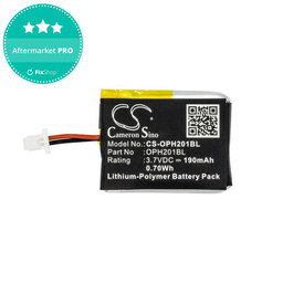 Akku batterie für Opticon OPN-2000, 190mAh, Li-Pol, 3.7V, OPH201BL, HQ