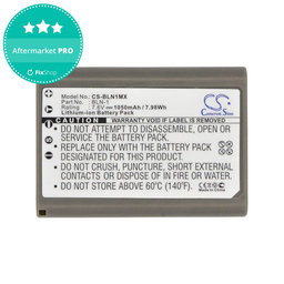 Akku batterie für Olympus E-M5, 1050mAh, Li-Ion, 7.6V, BLN-1, HQ