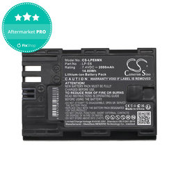 Akku batterie für Canon EOS 5D Mark II, EOS 7D, EOS 70D, 2000mAh, Li-Ion, 7.4V, LP-E6, HQ