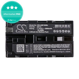 Akku batterie für Line 6 James Tyler Variax, Line 6 JTV Guitar, 2600mAh, Li-Ion, 7.4V, BA12, HQ