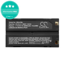 Akku batterie für BCI Capnocheck II Capnograph, 2600mAh, Li-Ion, 7.4V, MCR1821J/1-H, HQ