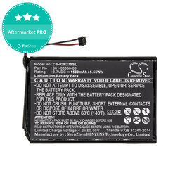 Batterie für Garmin Nüvi 2757, 1500mAh, Li-Ion, 3.7V, 361-00066-00, HQ