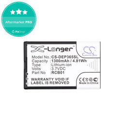 Akku batterie für Doro Primo 365, 1300mAh, Li-Ion, 3.7V, RCB01, HQ