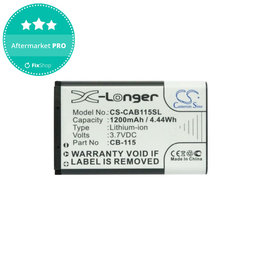 Akku batterie für CAT B100, 1200mAh, Li-Ion, 3.7V, CB-115, HQ