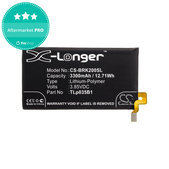 Akku batterie für Blackberry BBF 100, 3300mAh, Li-Pol, 3.85V, TLp035B1, HQ