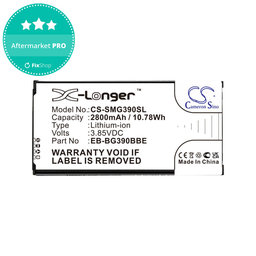 Batterie für Samsung Galaxy Xcover 4, 4S, 2800mAh, Li-Ion, 3.85V, EB-BG390BBE, HQ