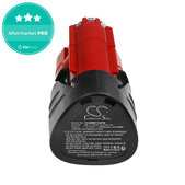 Akku batterie für Milwaukee M12 Redlithium XC 4.0, M12 B3 XC, M12 B4 XC, 2000mAh, Li-Ion, 12V, -, HQ