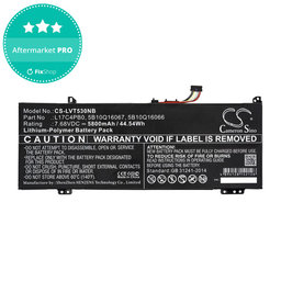 Akku batterie für Lenovo Air 14, Flex 6, Ideapad 530, Yoga 530, 5800mAh, Li-Pol, 7.68V, L17C4PB0, HQ