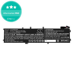 Akku batterie für Dell XPS 15, Dell Precision 9560, 9570, 8000mAh, Li-Pol, 11.4V, 6GTPY, HQ
