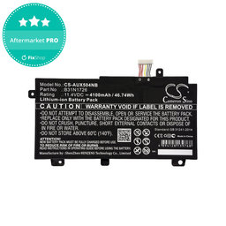 Batterie für Asus TUF 504, 505, 554, 656, FX504, Tuf Gaming A15, 4100mAh, Li-Ion, 11.4V, B31N1726, HQ