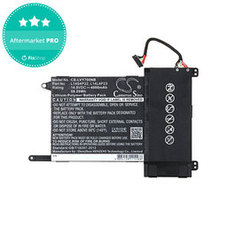 Batterie für Lenovo Eraser Y700, IdeaPad Y700, 4000mAh, Li-Pol, 14.8V, L14S4P22, HQ