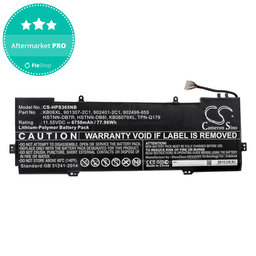 Akku batterie für HP Spectre X360 15, 6750mAh, Li-Pol, 11.55V, KB06XL, HQ