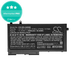 Akku batterie für Dell Latitude 5400, Inspiron 7591 2-in-1, 3500mAh, Li-Ion, 11.4V, XV8CJ, HQ