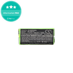 Batterie für Waterpik 900 Sonic Toothbrush, Sensonic Plus Sr-3000, 700mAh, Ni-MH, 2.4V, BK-4MCCE, HQ