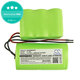 Akku batterie für Zepter PWC 400 Turbohandy, 3000mAh, Ni-MH, 12V, E-1486, HQ