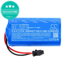 Akku batterie für Lenovo, Neebo, Prixton, Ecovacs, Ultenic, 2600mAh, Li-Ion, 14.4V, 220-6225-0020, HQ