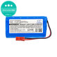 Akku batterie für Electropan ilife V5, V5s, 2600mAh, Li-Ion, 11.1V, ICP 186500-22F-M-3S1P-S, HQ