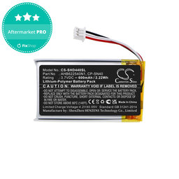 Batterie für Sennheiser Momentum 2.0, 3.0, Urbanite XL, 600mAh, Li-Pol, 3.7V, AHB622540N1, HQ