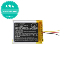 Batterie für HyperX Cloud Flight, Cloud Alpha, 1500mAh, Li-Pol, 3.7V, PL644050, HQ