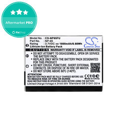 Batterie für Fujifilm FinePix F30, Ricoh GXR, 1800mAh, Li-Ion, 3.7V, DB-90, HQ