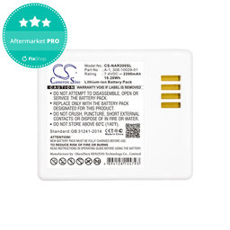 Akku batterie für Arlo Pro, Arlo Pro 2, Netgear, 2200mAh, Li-Ion, 7.4V, A-1, HQ