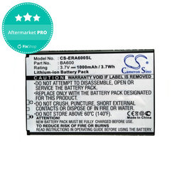 Akku batterie für Sony Ericsson Kumquat, ST25, ST25i, Xperia U, 1000mAh, Li-Ion, 3.7V, BA600, HQ