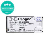 Akku batterie für Nokia Lumia 650, 2000mAh, Li-Ion, 3.8V, BV-T3G, HQ
