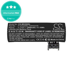 Akku batterie für Ingenico Move 5000, 3000mAh, Li-Ion, 3.7V, F26402376, HQ