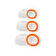 Ersatz-Silikon-Ohrstöpsel für AirPods 1 Pro, 2 Pro, Memory Foam, Set (L, M, S), Weiß