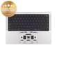 Oberer Tastaturrahmen für MacBook Pro 14", A2442 (2021), A2779 (2023), mit US-Tastatur und Akku, Silver, 661-21973, Genuine Apple